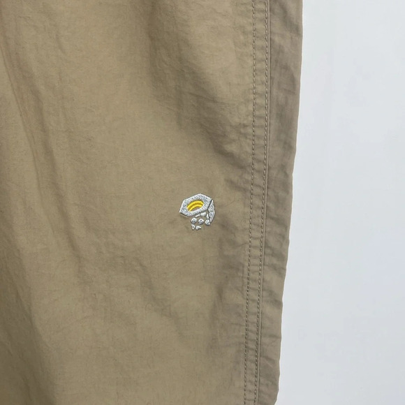 Mountain Hardwear‎ Pants Womens Size 14/ 32 Tan Straight Leg Camping Belted Hike - Picture 4 of 14